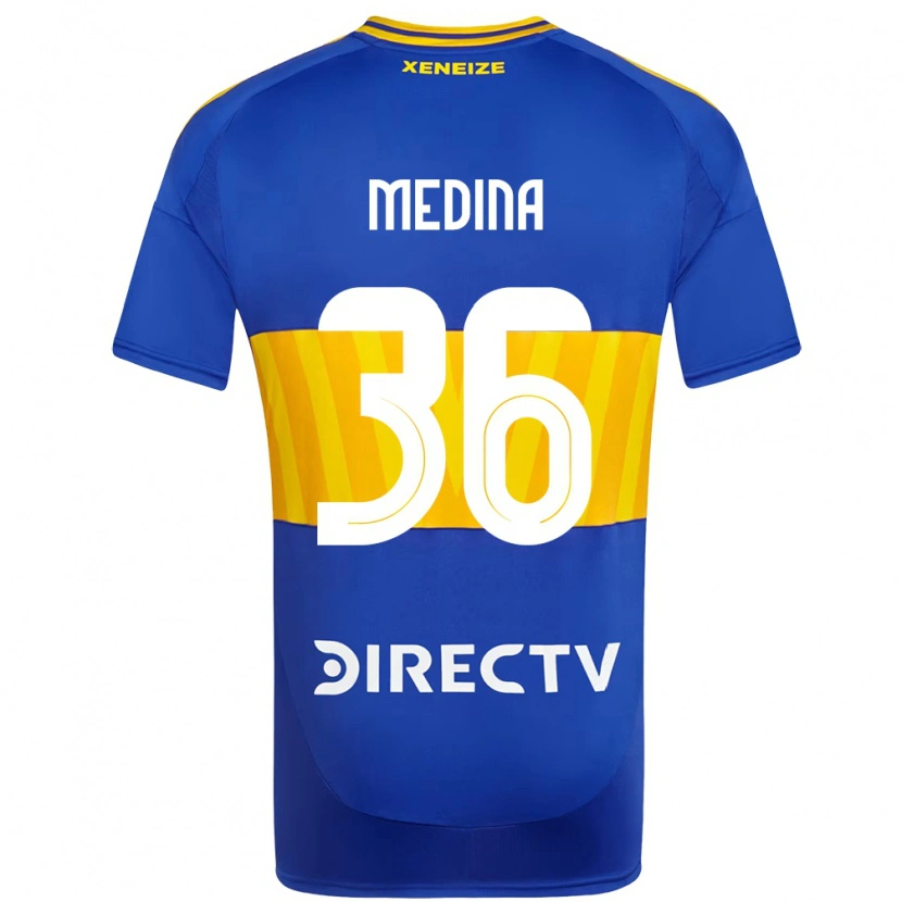 Danxen Herren Cristian Medina #36 Königsblau Gelb Heimtrikot Trikot 2025/26 T-Shirt Österreich