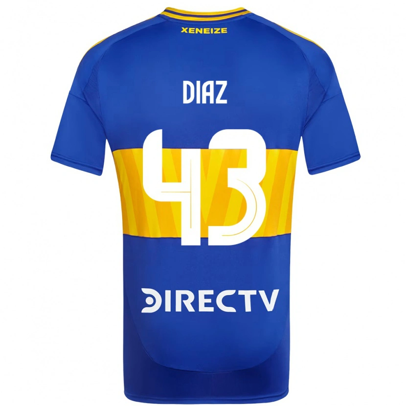 Danxen Herren Tomas Diaz #43 Königsblau Gelb Heimtrikot Trikot 2025/26 T-Shirt Österreich