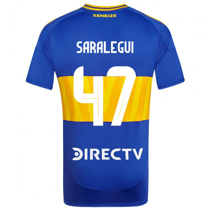 Danxen Herren Jabes Saralegui #47 Königsblau Gelb Heimtrikot Trikot 2025/26 T-Shirt Österreich