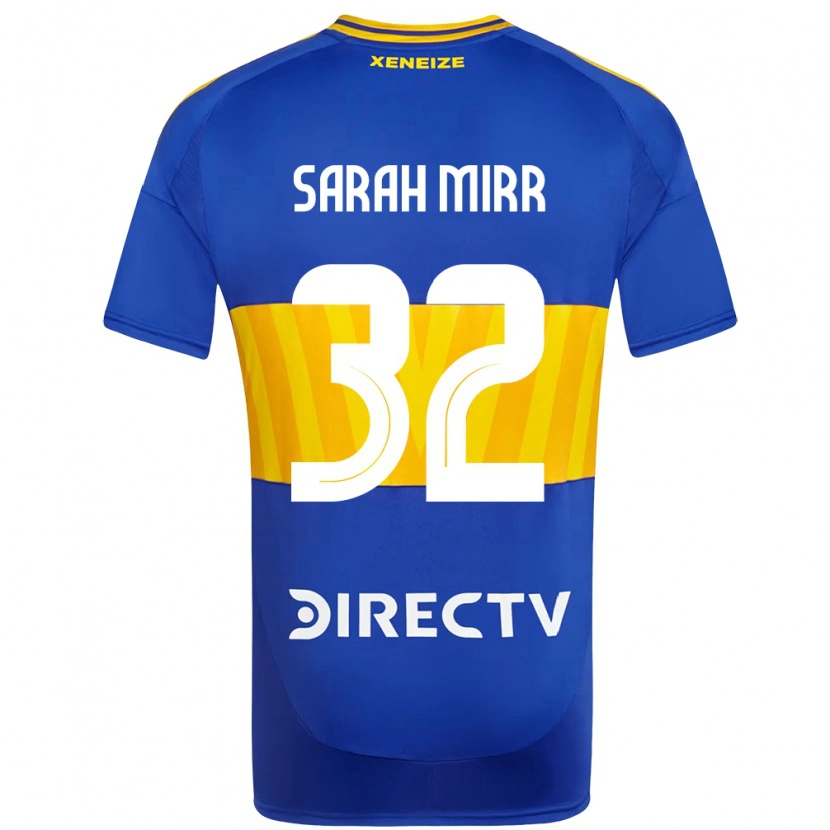 Danxen Herren Sarah Mirr #32 Königsblau Gelb Heimtrikot Trikot 2025/26 T-Shirt Österreich