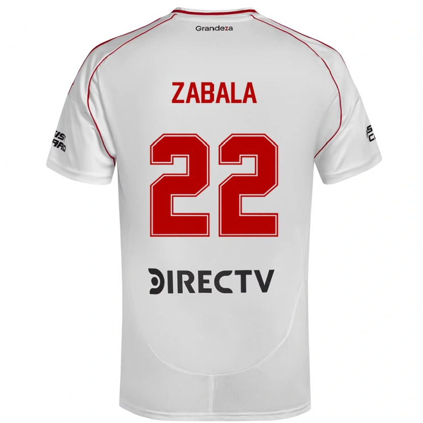 Danxen Herren Daniel Zabala #22 Weiß Rot Heimtrikot Trikot 2025/26 T-Shirt Österreich