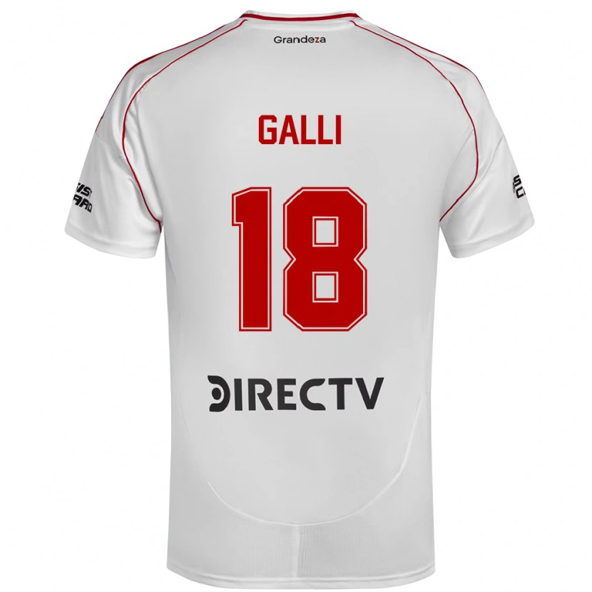 Danxen Herren Ludmila Galli #18 Weiß Rot Heimtrikot Trikot 2025/26 T-Shirt Österreich