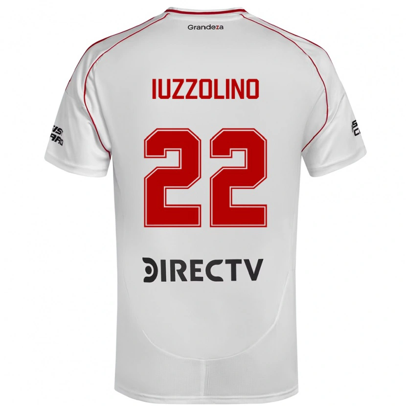 Danxen Herren Rocío Iuzzolino #22 Weiß Rot Heimtrikot Trikot 2025/26 T-Shirt Österreich