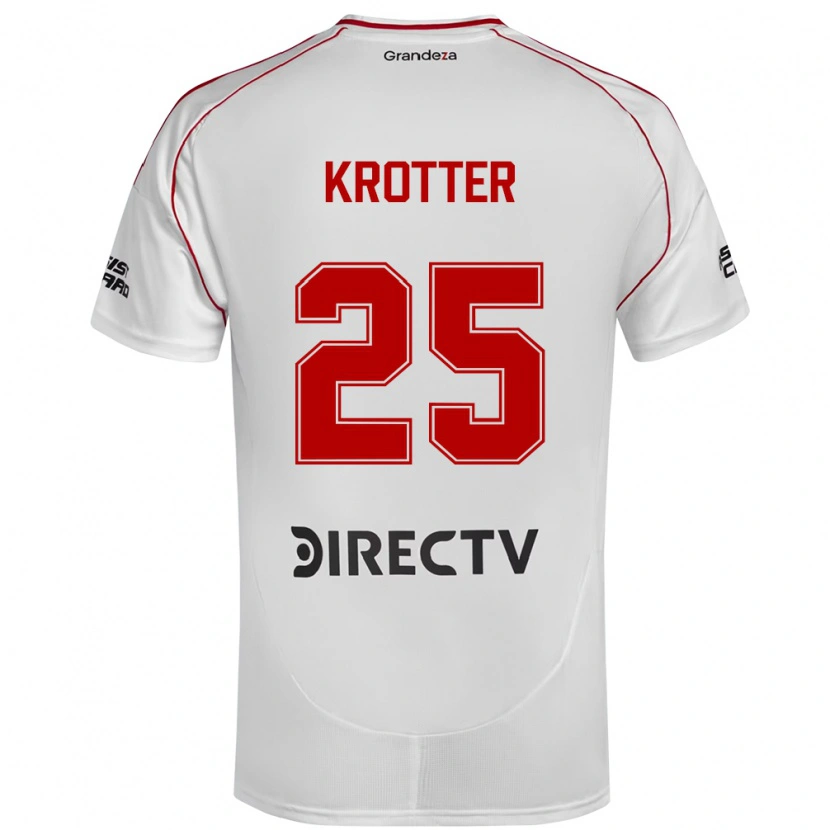 Danxen Herren Martina Krotter #25 Weiß Rot Heimtrikot Trikot 2025/26 T-Shirt Österreich
