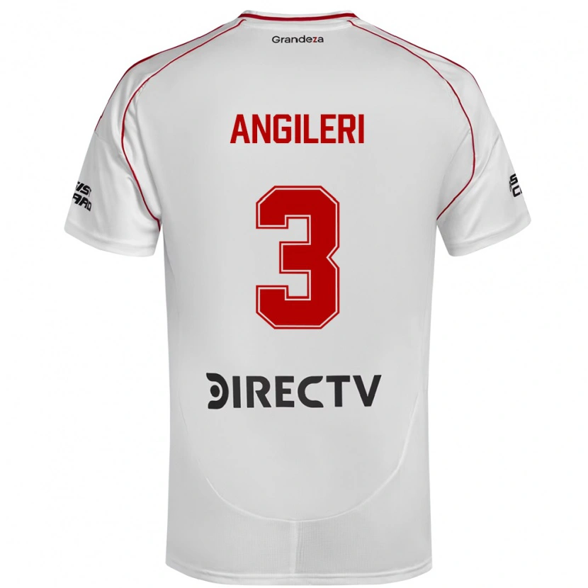 Danxen Herren Fabrizio Angileri #3 Weiß Rot Heimtrikot Trikot 2025/26 T-Shirt Österreich