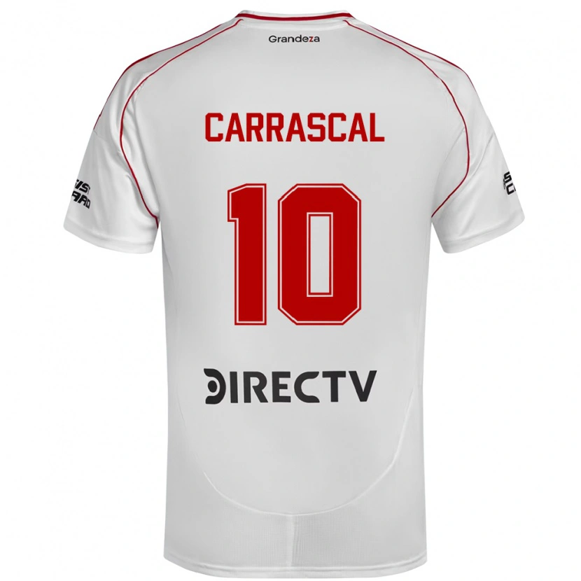 Danxen Herren Jorge Carrascal #10 Weiß Rot Heimtrikot Trikot 2025/26 T-Shirt Österreich