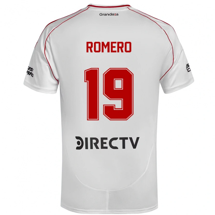 Danxen Herren Braian Romero #19 Weiß Rot Heimtrikot Trikot 2025/26 T-Shirt Österreich