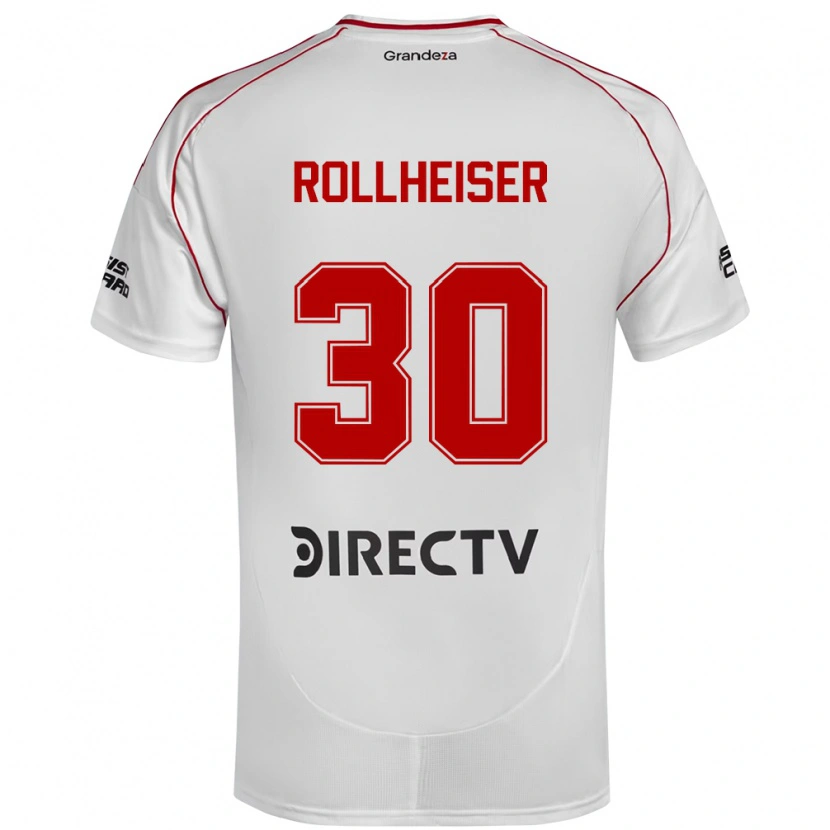 Danxen Herren Benjamin Rollheiser #30 Weiß Rot Heimtrikot Trikot 2025/26 T-Shirt Österreich