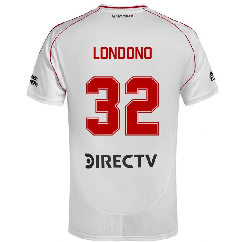 Danxen Herren Flabian Londono #32 Weiß Rot Heimtrikot Trikot 2025/26 T-Shirt Österreich