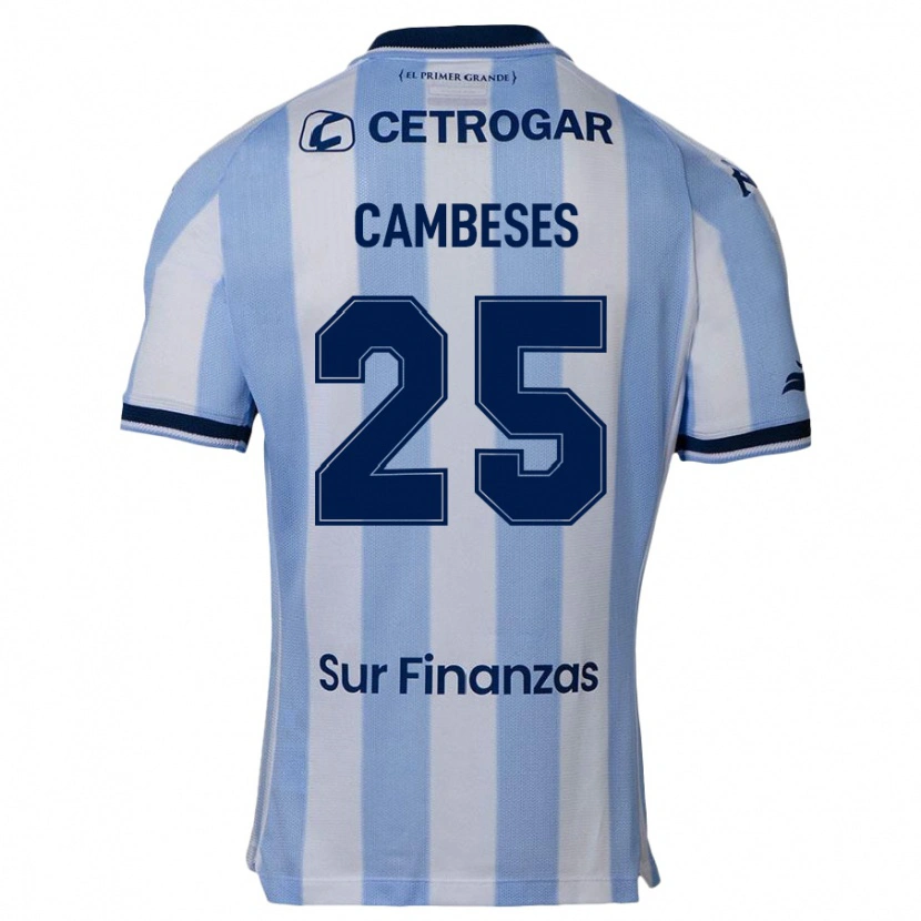 Danxen Herren Facundo Cambeses #25 Himmelblau Heimtrikot Trikot 2025/26 T-Shirt Österreich