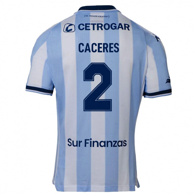 Danxen Herren Juan Jose Caceres #2 Himmelblau Heimtrikot Trikot 2025/26 T-Shirt Österreich