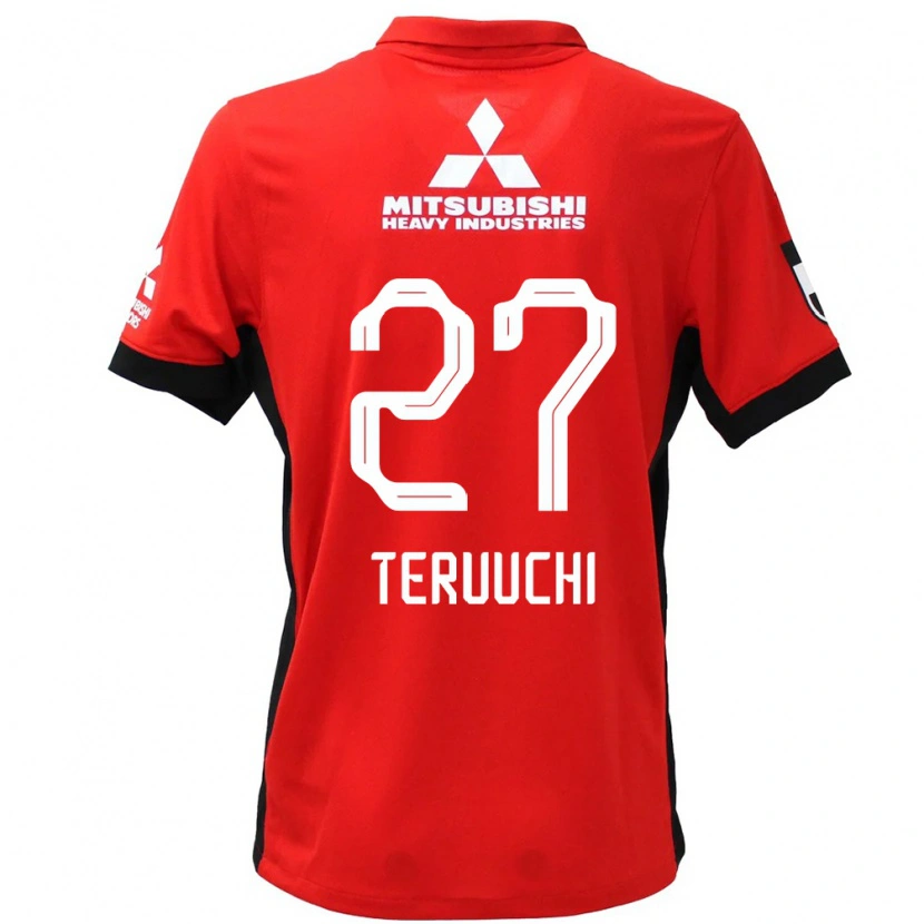 Danxen Herren Toshikazu Teruuchi #27 Rot Weiß Heimtrikot Trikot 2025/26 T-Shirt Österreich