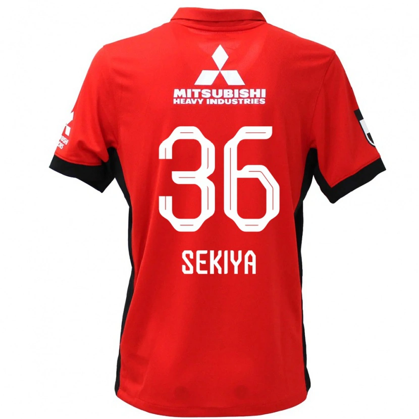 Danxen Herren Hikaru Sekiya #36 Rot Weiß Heimtrikot Trikot 2025/26 T-Shirt Österreich
