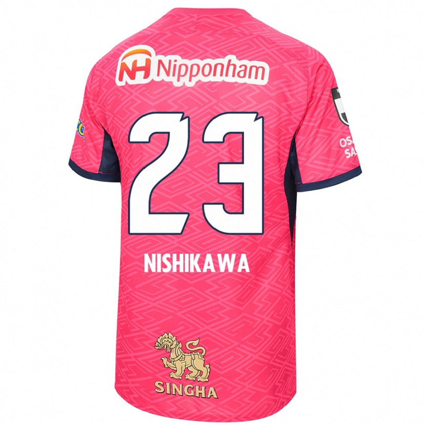 Danxen Herren Hiroki Nishikawa #23 Sakura Rosa Weiß Heimtrikot Trikot 2025/26 T-Shirt Österreich