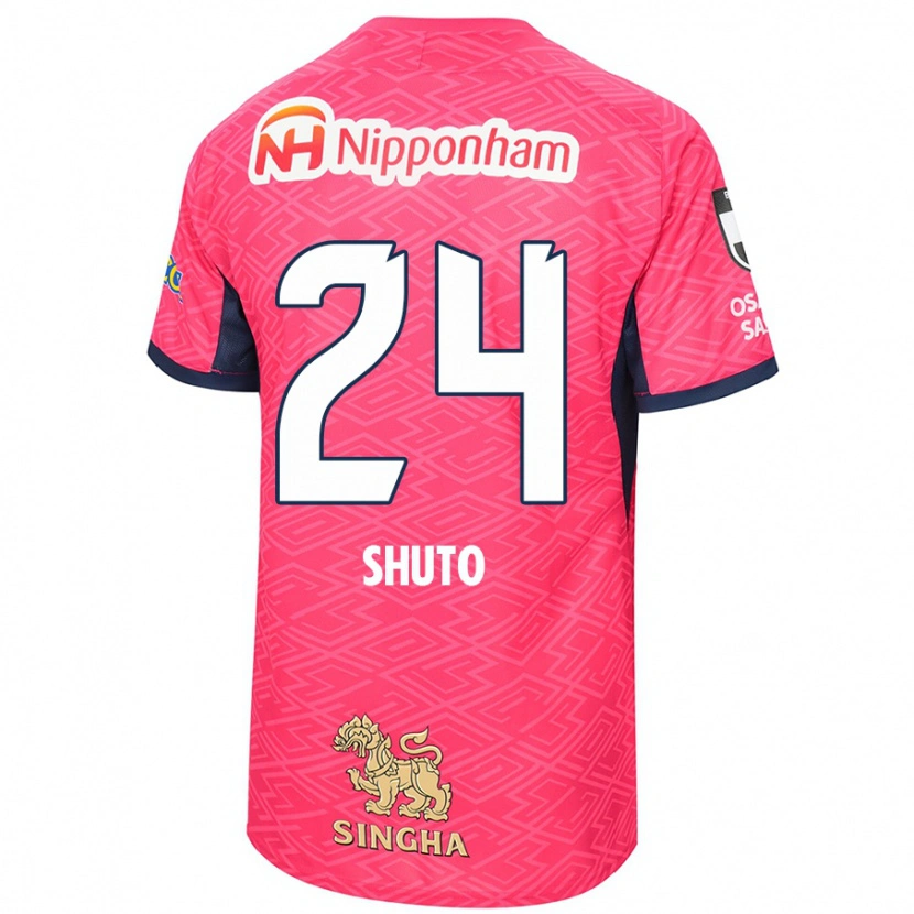 Danxen Herren Nozomi Shuto #24 Sakura Rosa Weiß Heimtrikot Trikot 2025/26 T-Shirt Österreich