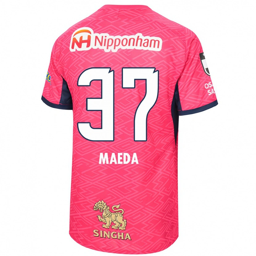 Danxen Herren Ryudai Maeda #37 Sakura Rosa Weiß Heimtrikot Trikot 2025/26 T-Shirt Österreich