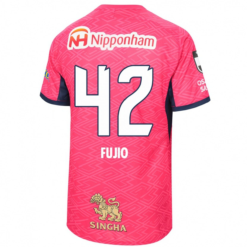 Danxen Herren Shota Fujio #42 Sakura Rosa Weiß Heimtrikot Trikot 2025/26 T-Shirt Österreich