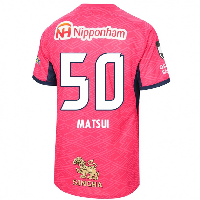 Danxen Herren Kenya Matsui #50 Sakura Rosa Weiß Heimtrikot Trikot 2025/26 T-Shirt Österreich
