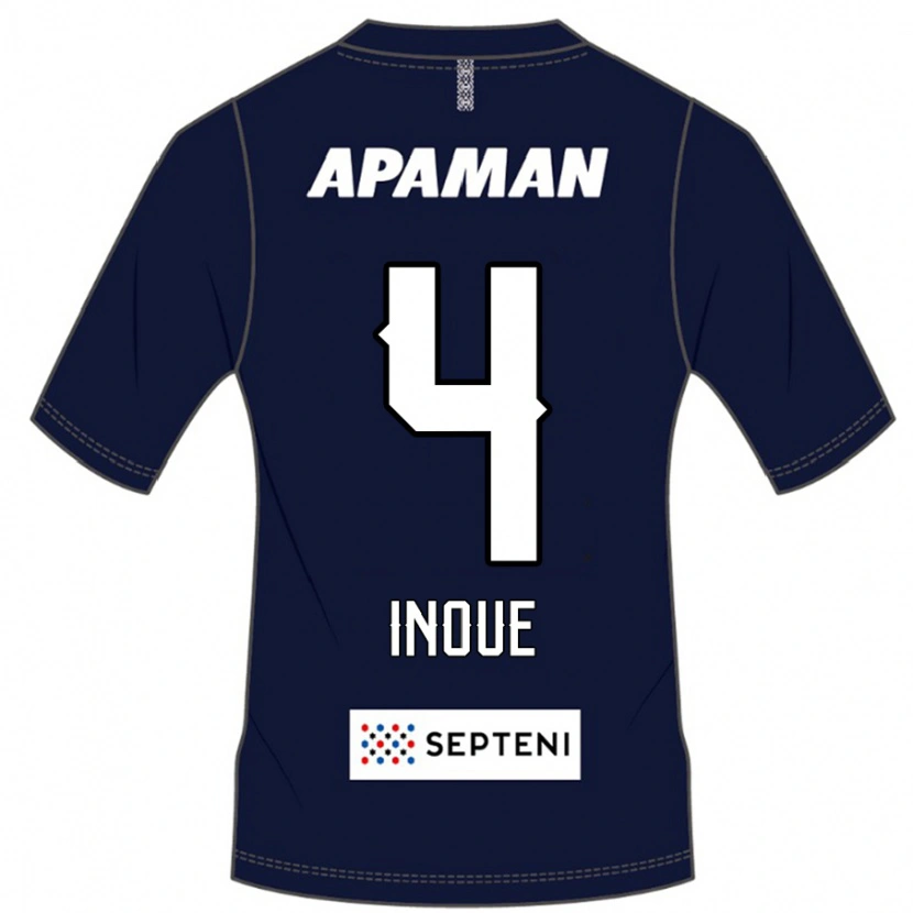 Danxen Herren Seiya Inoue #4 Königsblau Weiß Heimtrikot Trikot 2025/26 T-Shirt Österreich
