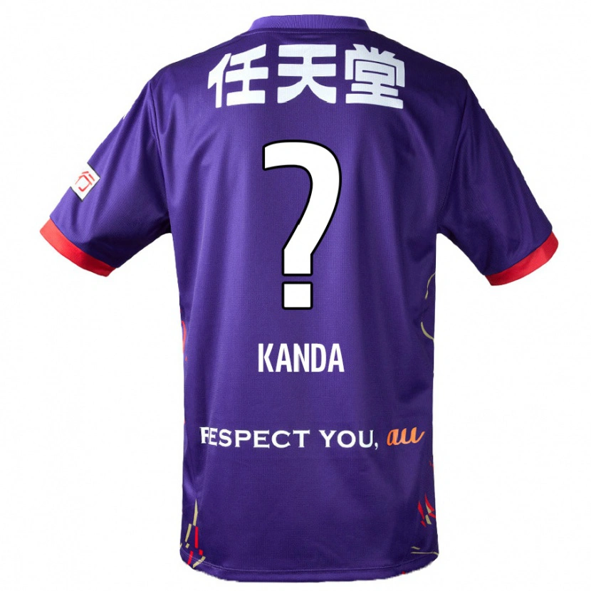 Danxen Herren Kotaro Kanda #0 Lila Weiß Schwarz Heimtrikot Trikot 2025/26 T-Shirt Österreich