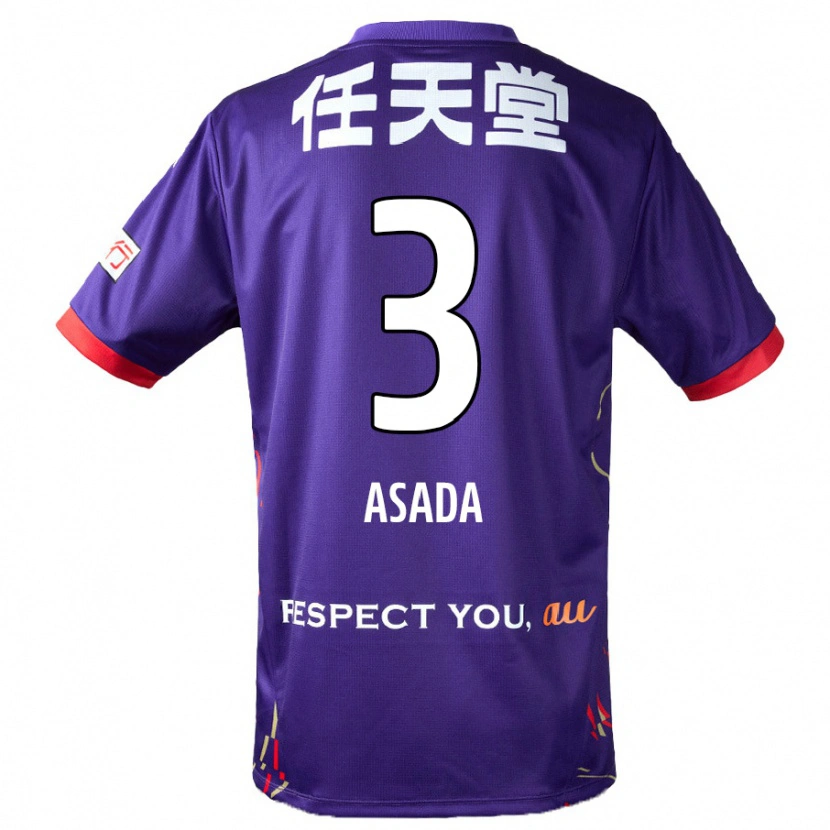 Danxen Herren Shogo Asada #3 Lila Weiß Schwarz Heimtrikot Trikot 2025/26 T-Shirt Österreich