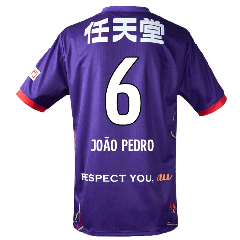 Danxen Herren João Pedro #6 Lila Weiß Schwarz Heimtrikot Trikot 2025/26 T-Shirt Österreich