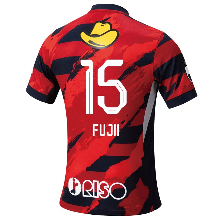 Danxen Herren Tomoya Fujii #15 Rot Schwarz Heimtrikot Trikot 2025/26 T-Shirt Österreich