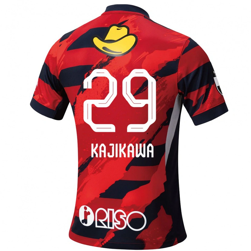 Danxen Herren Yuji Kajikawa #29 Rot Schwarz Heimtrikot Trikot 2025/26 T-Shirt Österreich