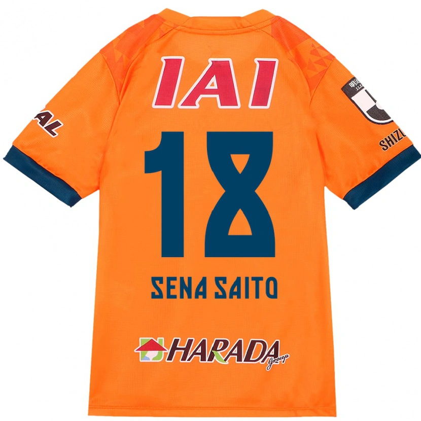 Danxen Herren Sena Saito #18 Orange Rot Heimtrikot Trikot 2025/26 T-Shirt Österreich