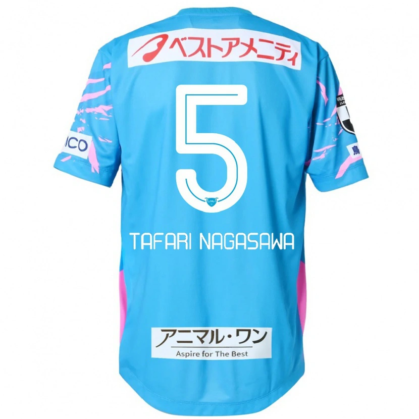 Danxen Herren Shiva Tafari Nagasawa #5 Blau Rosa Heimtrikot Trikot 2025/26 T-Shirt Österreich