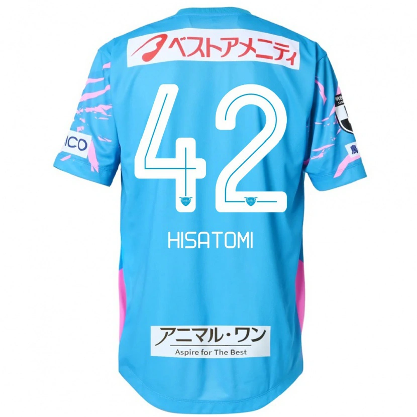 Danxen Herren Kazuhiro Hisatomi #42 Blau Rosa Heimtrikot Trikot 2025/26 T-Shirt Österreich