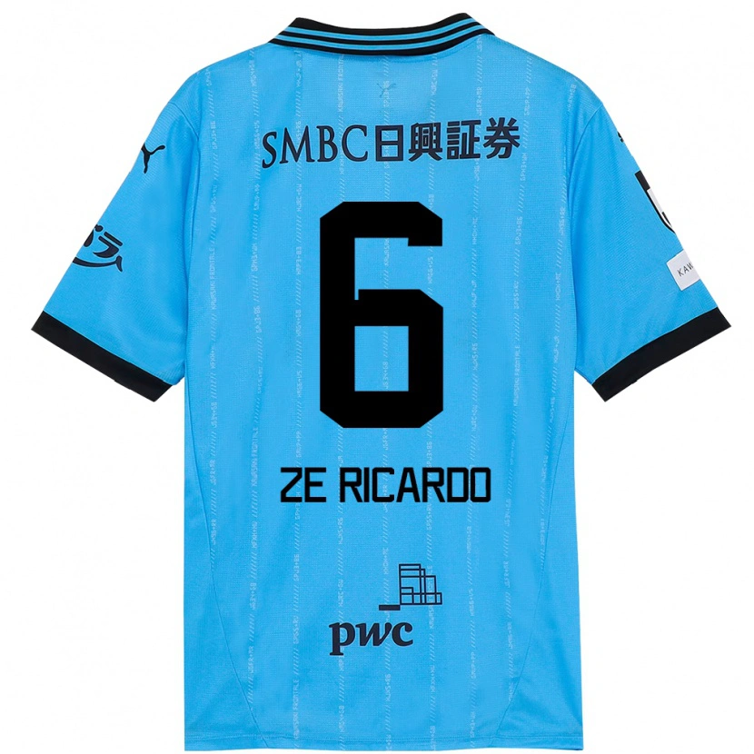 Danxen Herren Zé Ricardo #6 Himmelblau Schwarz Heimtrikot Trikot 2025/26 T-Shirt Österreich