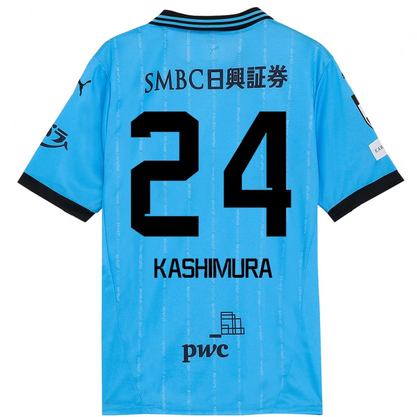 Danxen Herren Ryota Kashimura #24 Himmelblau Schwarz Heimtrikot Trikot 2025/26 T-Shirt Österreich