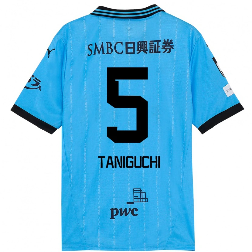 Danxen Herren Shogo Taniguchi #5 Himmelblau Schwarz Heimtrikot Trikot 2025/26 T-Shirt Österreich