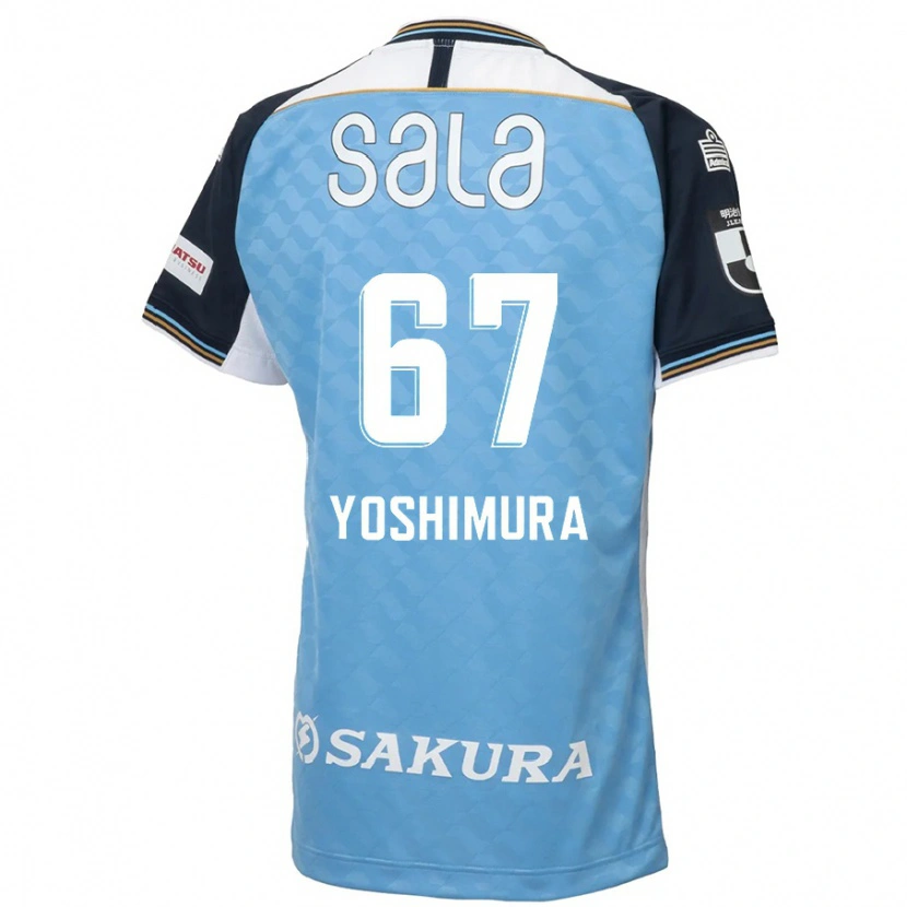 Danxen Herren Ryusei Yoshimura #67 Himmelblau Schwarz Heimtrikot Trikot 2025/26 T-Shirt Österreich