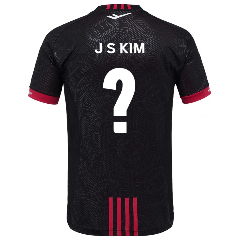 Danxen Herren Ji-Sung Kim #0 Schwarz Rot Heimtrikot Trikot 2025/26 T-Shirt Österreich