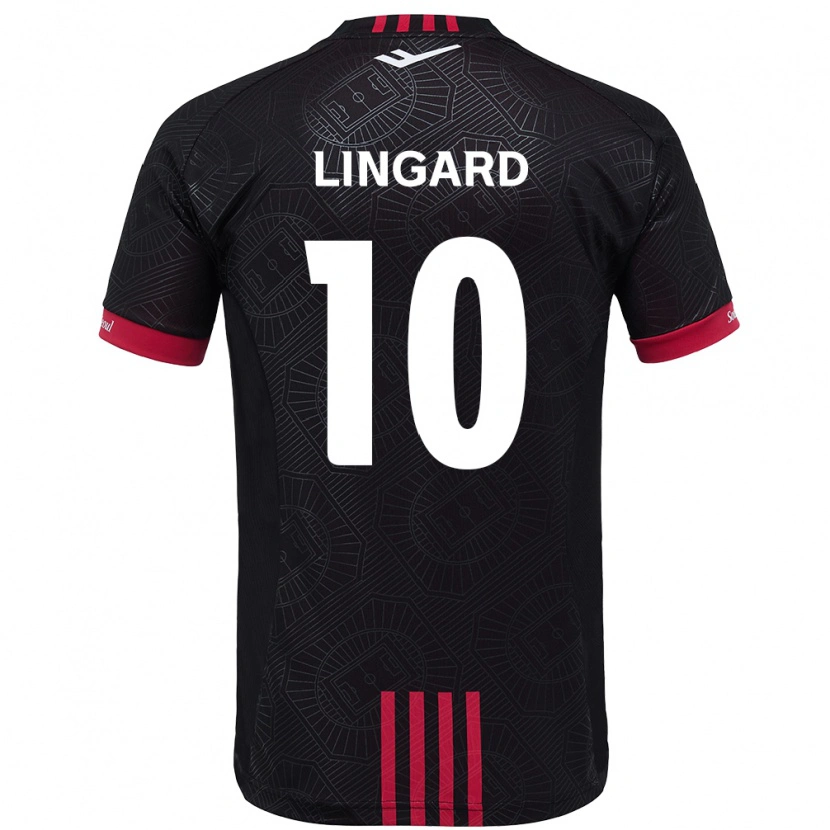 Danxen Herren Jesse Lingard #10 Schwarz Rot Heimtrikot Trikot 2025/26 T-Shirt Österreich