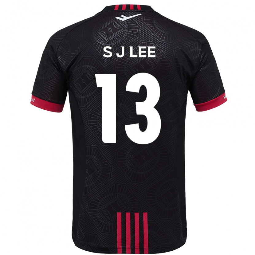 Danxen Herren Seo-Jun Lee #13 Schwarz Rot Heimtrikot Trikot 2025/26 T-Shirt Österreich
