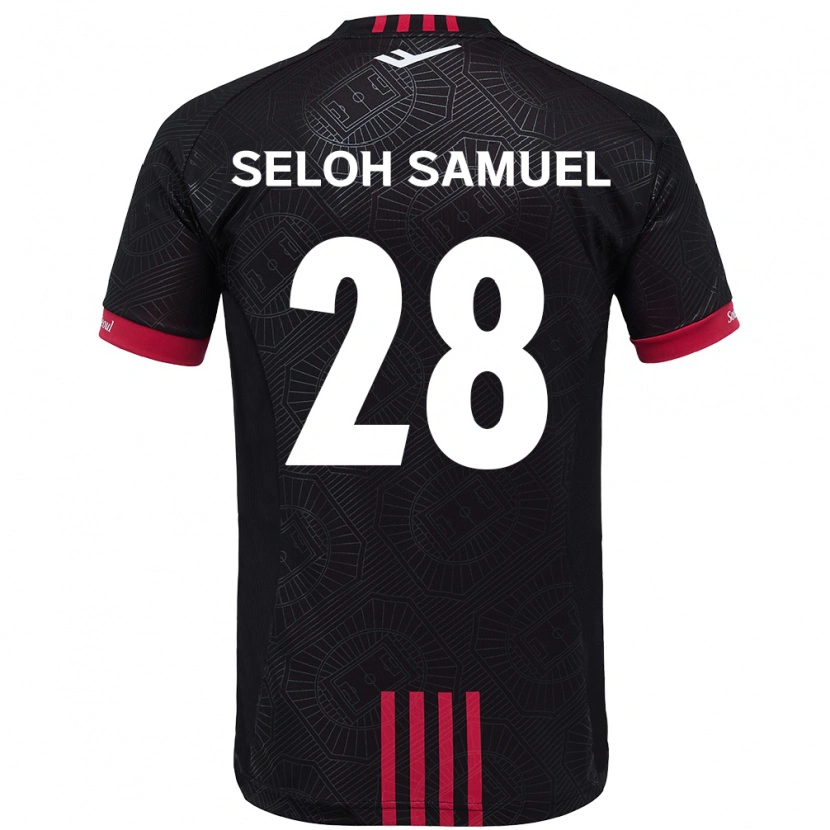 Danxen Herren Gbato Seloh Samuel #28 Schwarz Rot Heimtrikot Trikot 2025/26 T-Shirt Österreich