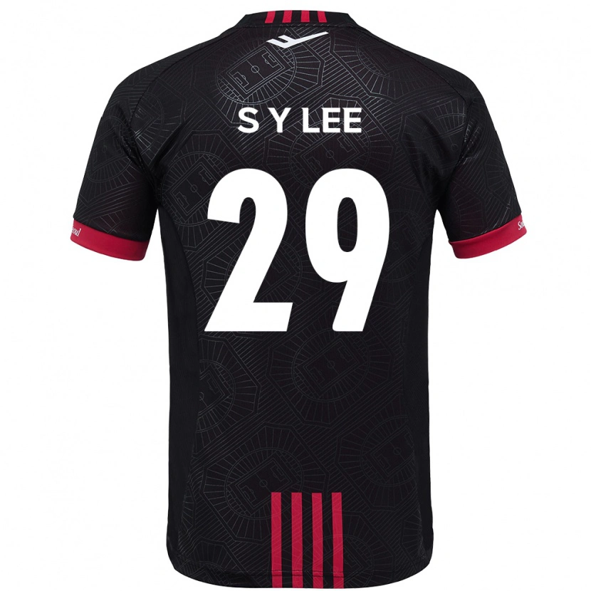 Danxen Herren Seong-Yun Lee #29 Schwarz Rot Heimtrikot Trikot 2025/26 T-Shirt Österreich