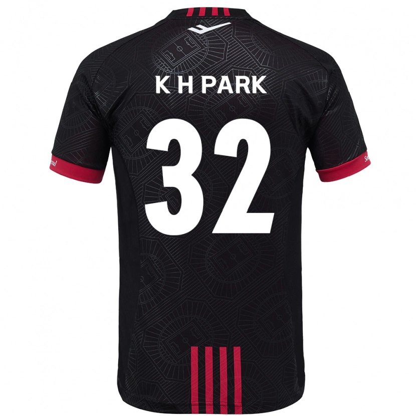 Danxen Herren Han-Kyul Park #32 Schwarz Rot Heimtrikot Trikot 2025/26 T-Shirt Österreich