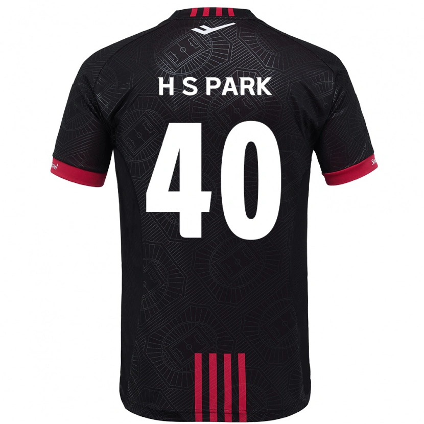 Danxen Herren Seong-Hun Park #40 Schwarz Rot Heimtrikot Trikot 2025/26 T-Shirt Österreich