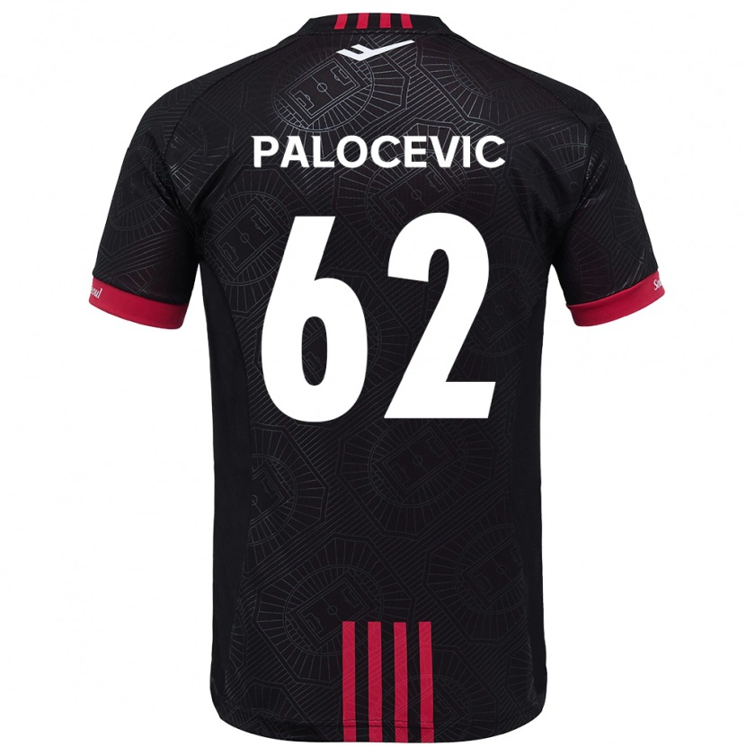 Danxen Herren Aleksandar Palocevic #62 Schwarz Rot Heimtrikot Trikot 2025/26 T-Shirt Österreich