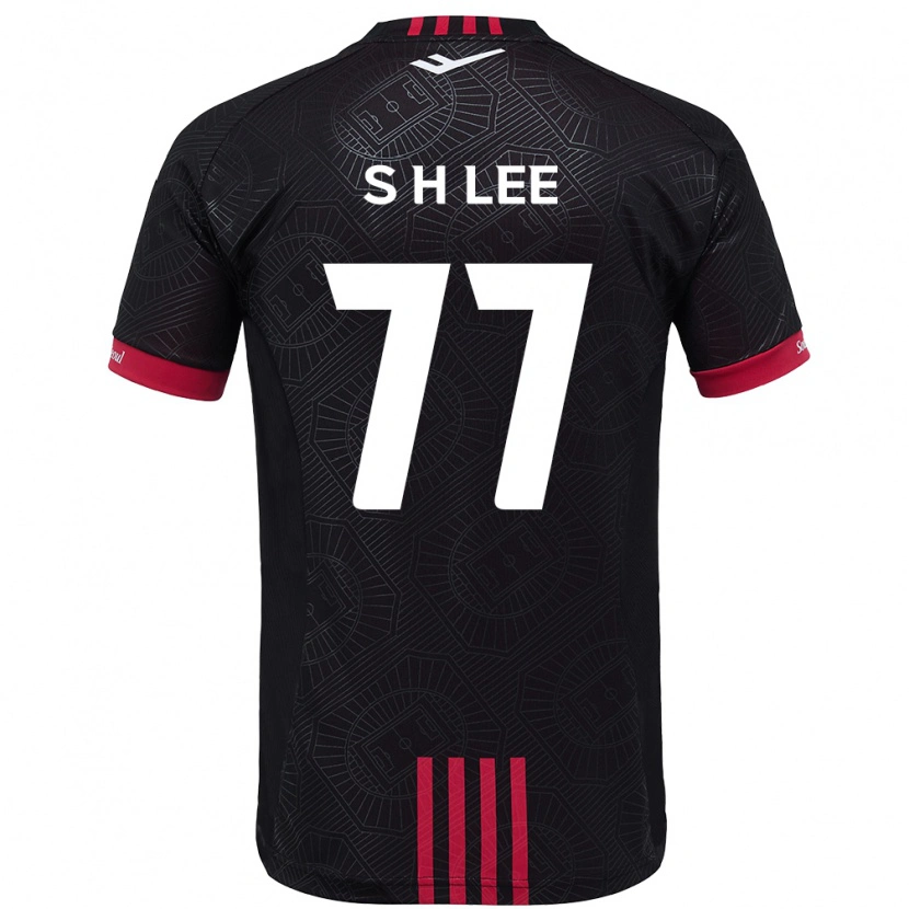 Danxen Herren Hyeon-Seung Lee #77 Schwarz Rot Heimtrikot Trikot 2025/26 T-Shirt Österreich