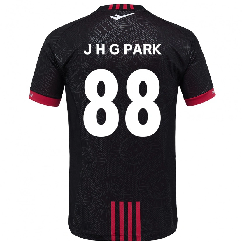 Danxen Herren Jang Han-Gyeol Park #88 Schwarz Rot Heimtrikot Trikot 2025/26 T-Shirt Österreich
