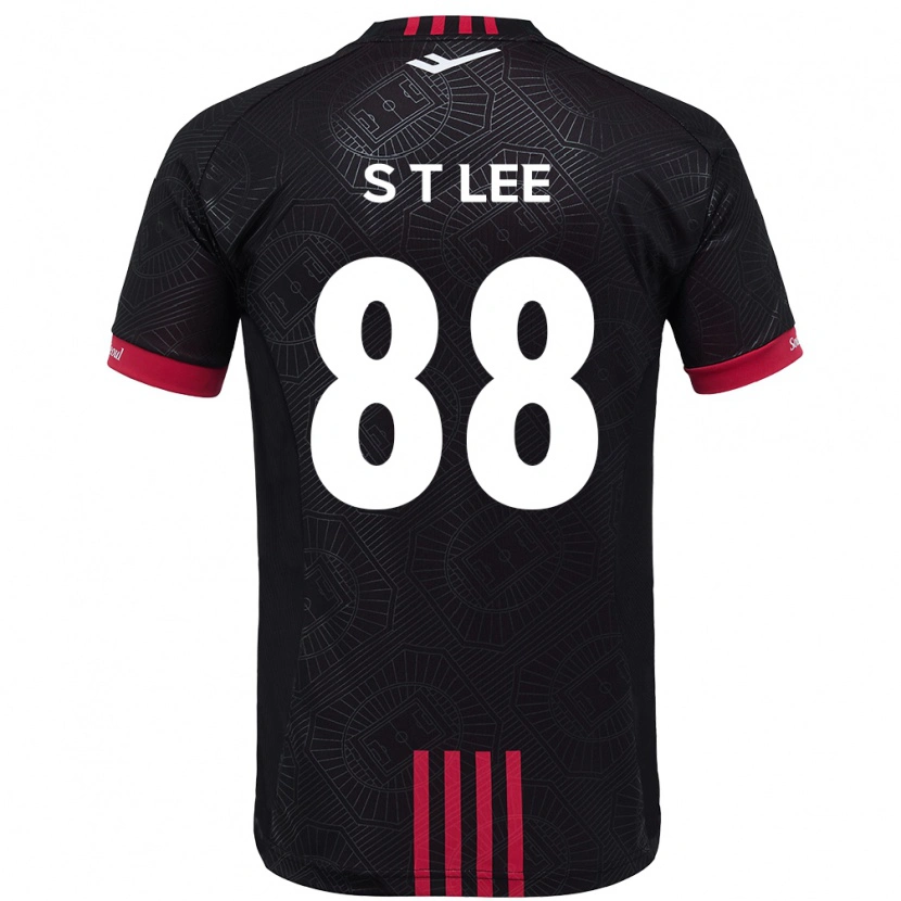 Danxen Herren Tae-Seok Lee #88 Schwarz Rot Heimtrikot Trikot 2025/26 T-Shirt Österreich