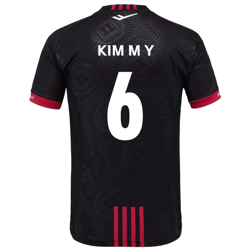 Danxen Herren Kim Mi-Yeon #6 Schwarz Rot Heimtrikot Trikot 2025/26 T-Shirt Österreich