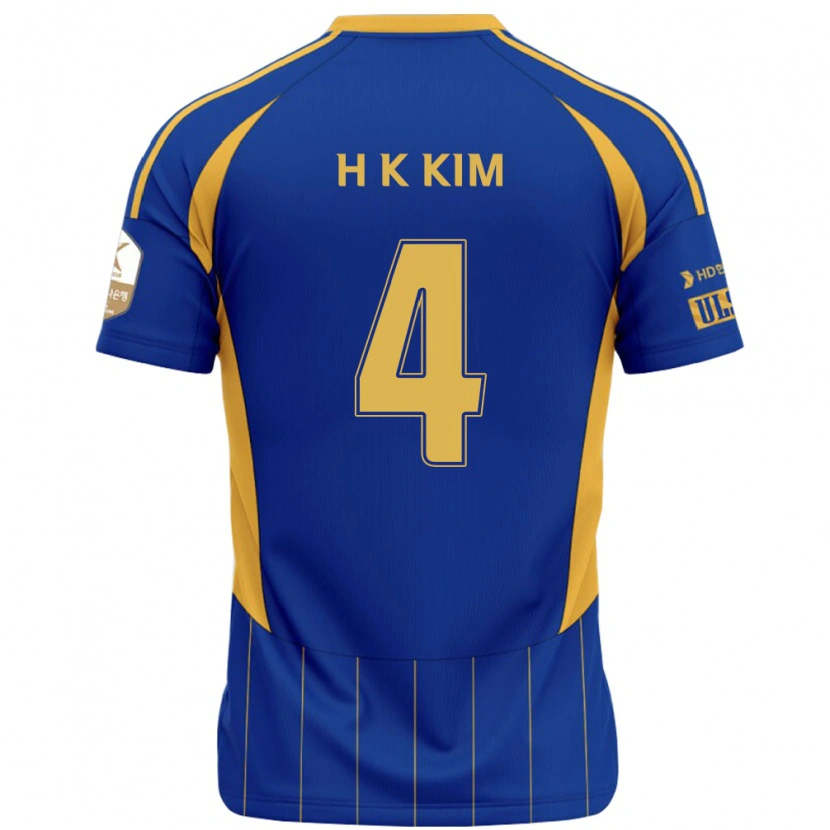 Danxen Herren Kee-Hee Kim #4 Königsblau Gelb Heimtrikot Trikot 2025/26 T-Shirt Österreich