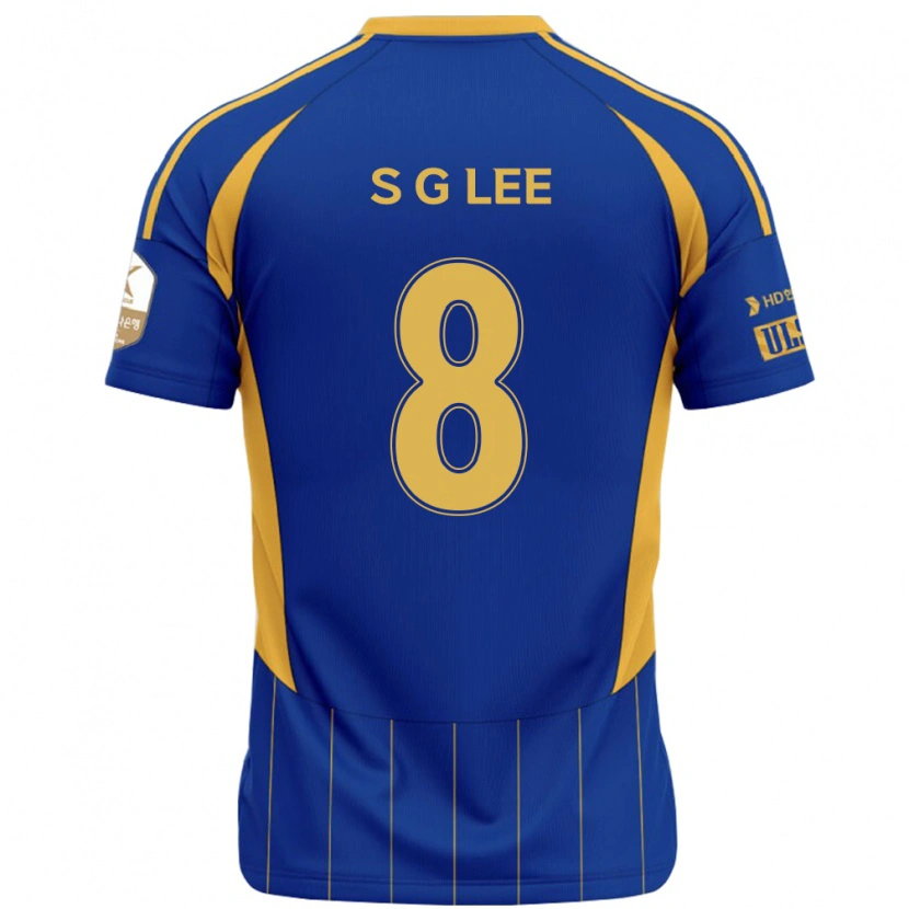 Danxen Herren Gyu-Sung Lee #8 Königsblau Gelb Heimtrikot Trikot 2025/26 T-Shirt Österreich