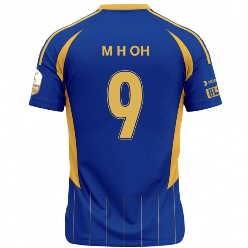 Danxen Herren Hyun-Min Oh #9 Königsblau Gelb Heimtrikot Trikot 2025/26 T-Shirt Österreich